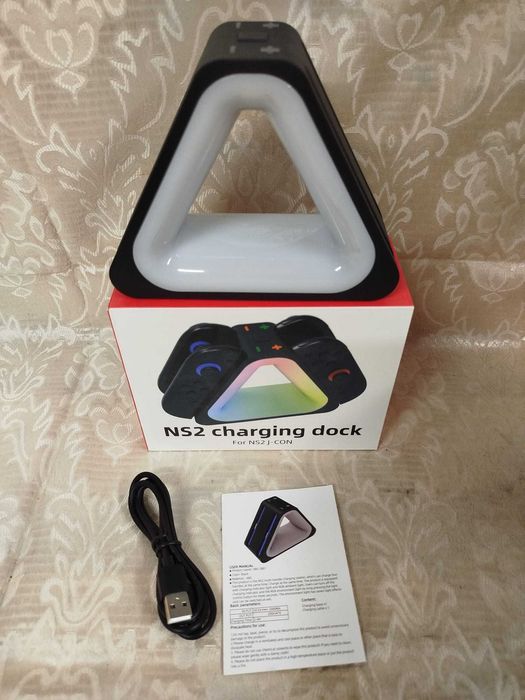 Stacja dokująca NS2 Charging Dock – do NS2 J-CON – 4 kontrolery – RGB