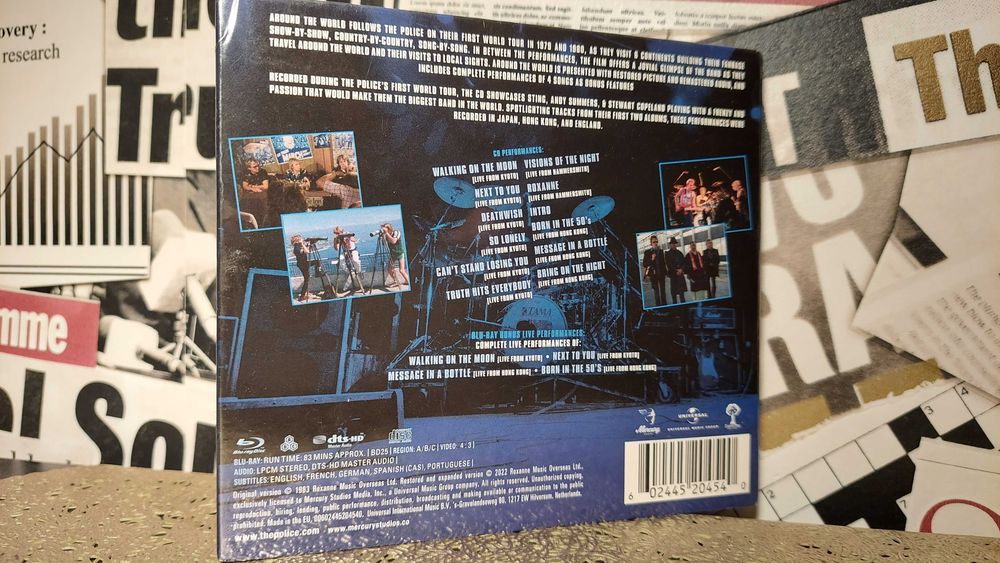The Police - Around The World Restored & Expanded Koncert Blu-ray + CD