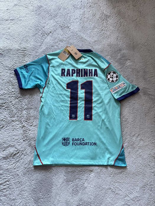 Koszulka FC Barcelona Raphinha trzeci strój 26/27 rozmiar S Liga Mistrzów
