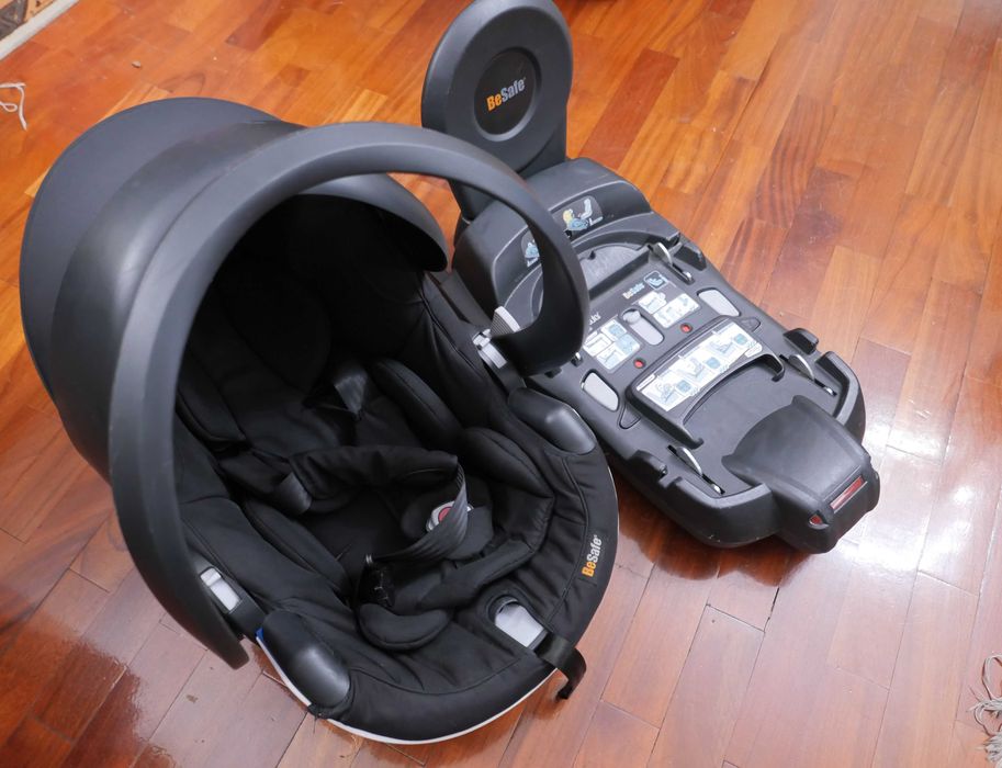 Carrinho Bebe + Babycok + Base Isofix  - Conjunto Completo