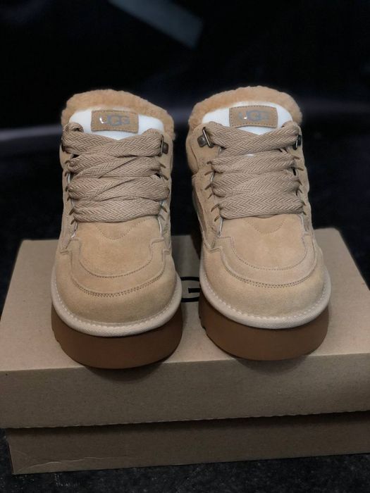 Кроссовки UGG Lowmel Australia Угг овчина, натуральный замш Уггі