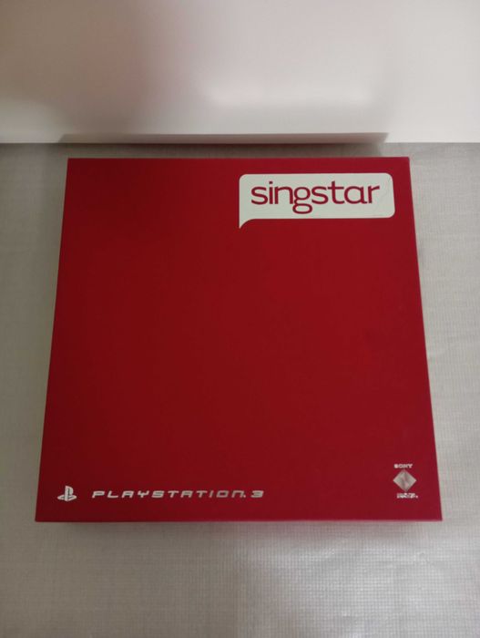 Microfones Singstar com embalagem PS3 PlayStation 3 + câmera