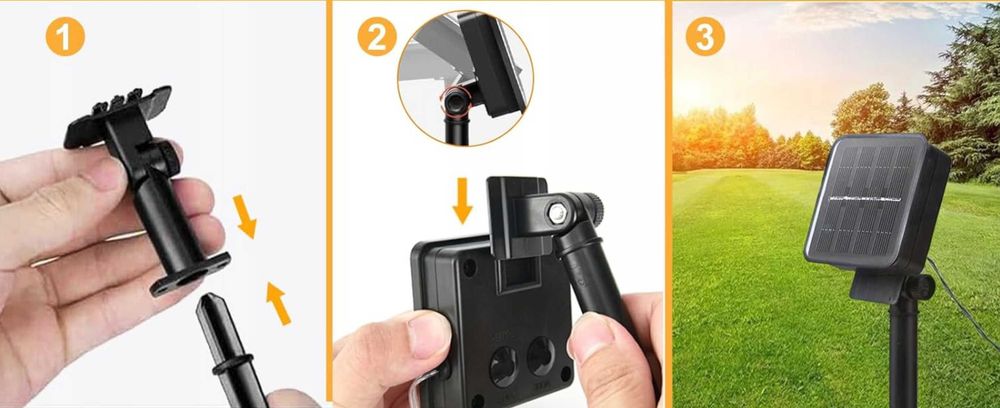 Girlanda Solarna Ogrodowa 50X LED, Lampki Solarne Na Energię Słoneczną