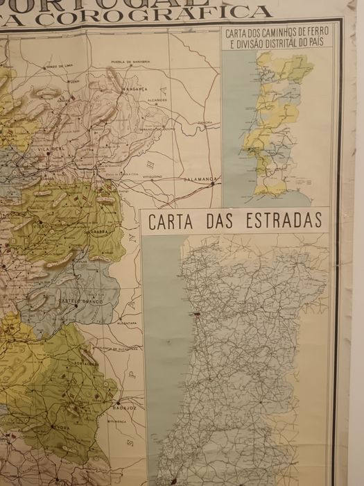 Mapa escolar antigo