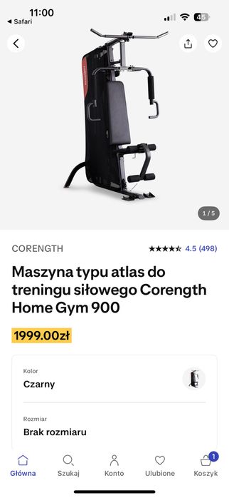 Corength Home Gym 900  Wyciag górny i dolny