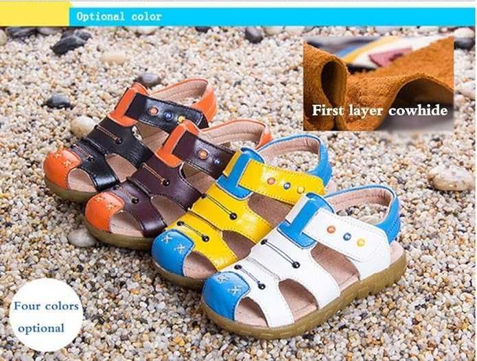 Nowe dziecięce buty skórzane / sandały / sandałki Oxford / R-32 !3224!