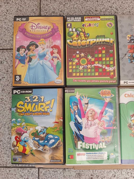 Lote de 8 Jogos de PC