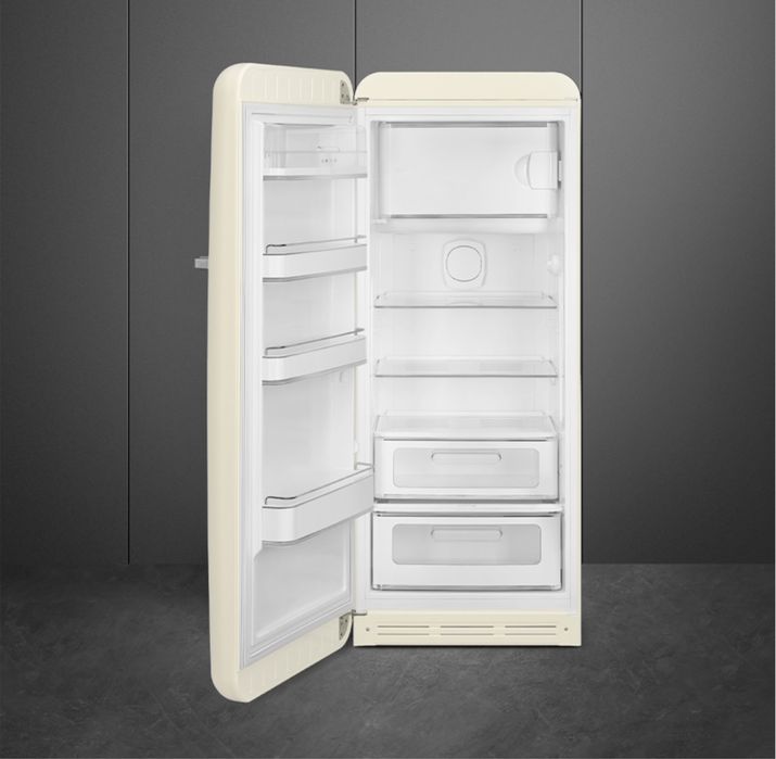Frigorífico novo SMEG de 1 Porta, Bege, 270 Litros