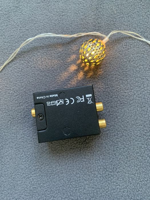Przejściówka digital to analog audio converter