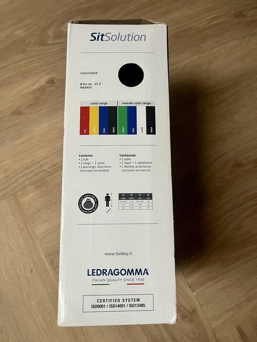 Original Pezzi® Sitsolution MAXAFE 65cm pilka do siedzenia cwiczen