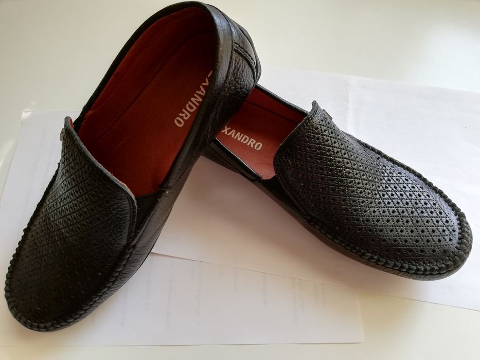 Кожаные туфли состояние новых