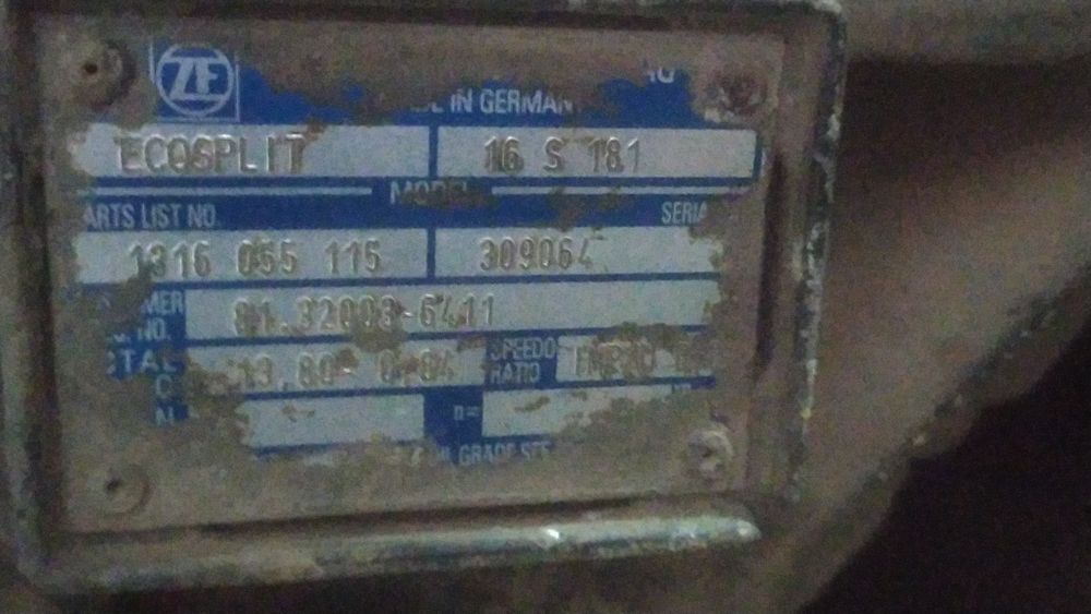 Коробка передач Ман КПП ZF 16S151/16S181/16S221/16S222