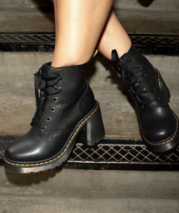 Dr. Martens черевики на підборах JESY SENDAL LEATHER HEELS