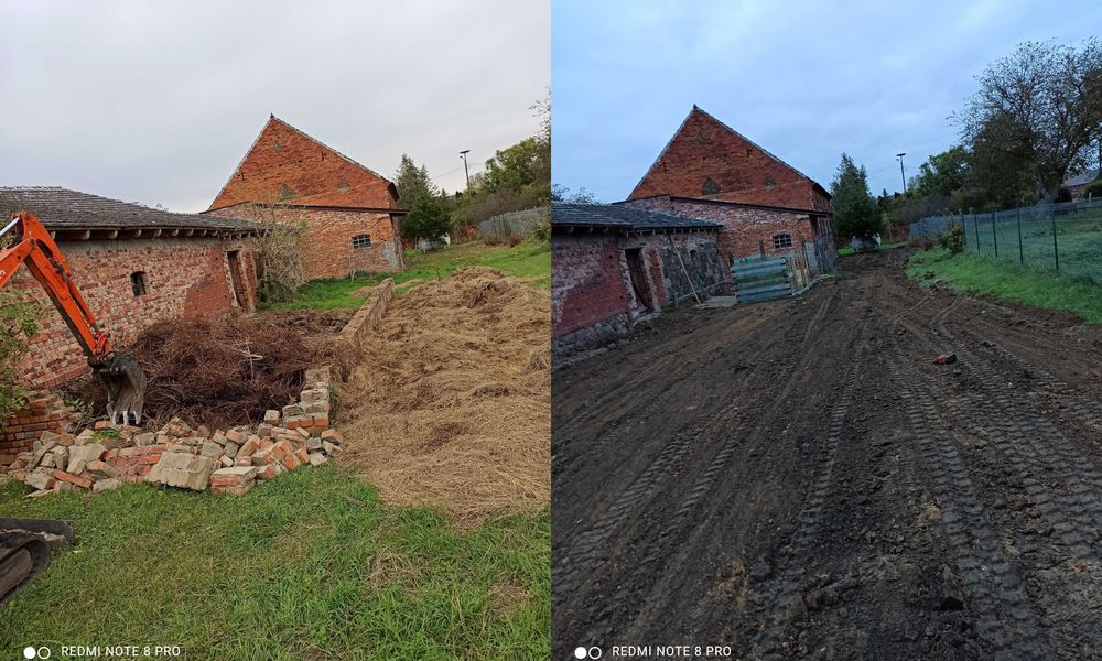 Usługi minikoparką i wywrotką 3,5t