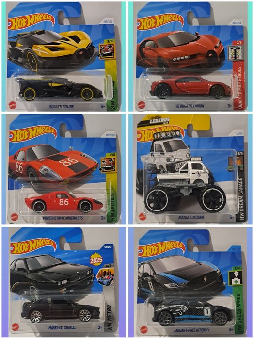 Hot wheels  моделі.