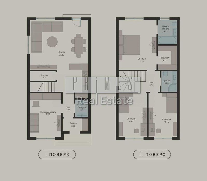 Продаж 4к дуплексу без ремонту, вул. Лугова, Крюківщина