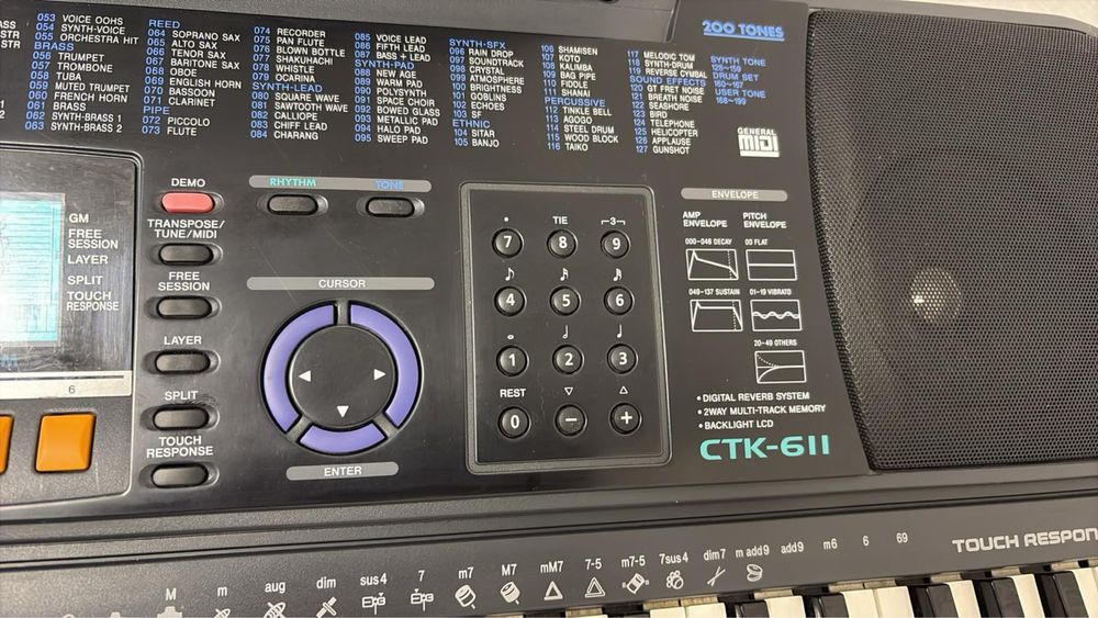 Синтезатор Casio CTK 611