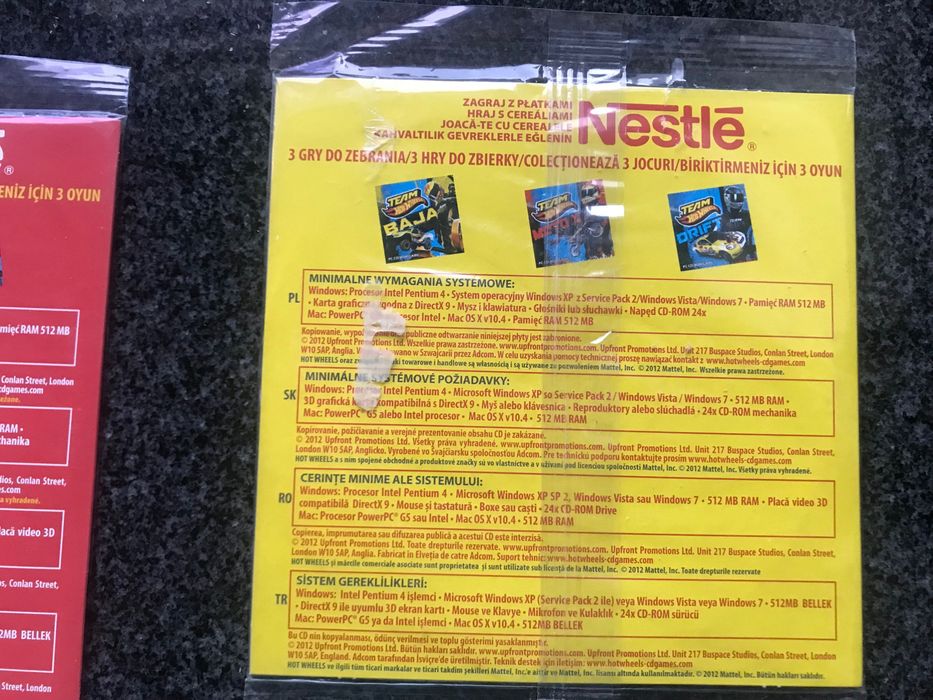 Nowa Gra dla dzieci na płycie CD PC Team Hot Wheels Moto, Baja