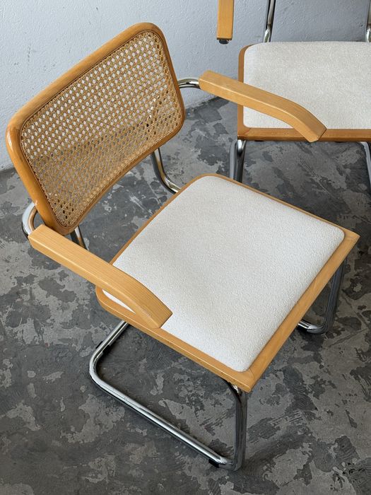Krzesła fotele bauhaus rattan breuer stam vintage