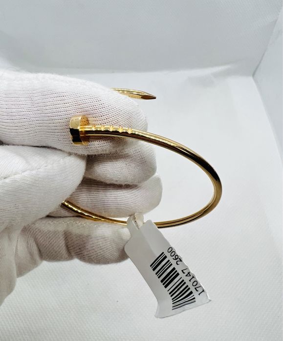 Золотой браслет Cartier Juste un Clou small. Розовое золото 750. 2700$