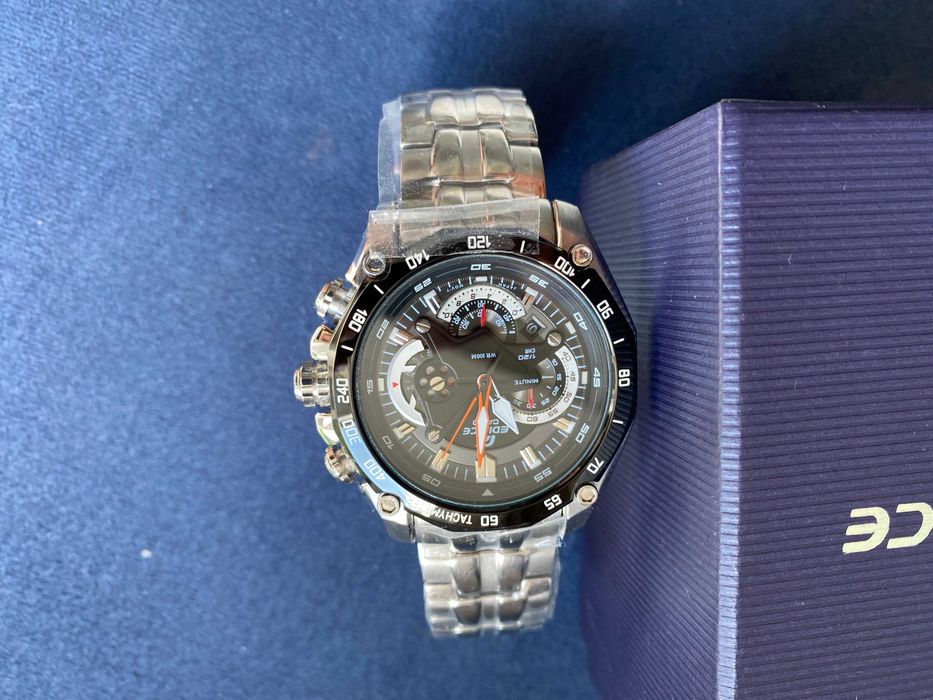 NOWY! FABRYCZNIE ZAFOLIOWANY zegarek męski casio edifice ef-550