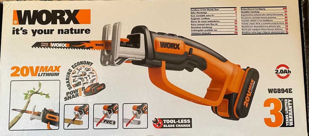 Serrote de Jardim a Bateria