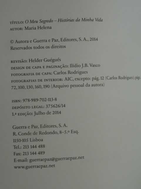 Maria Helena's Secret - 1st Edition64740529350914122