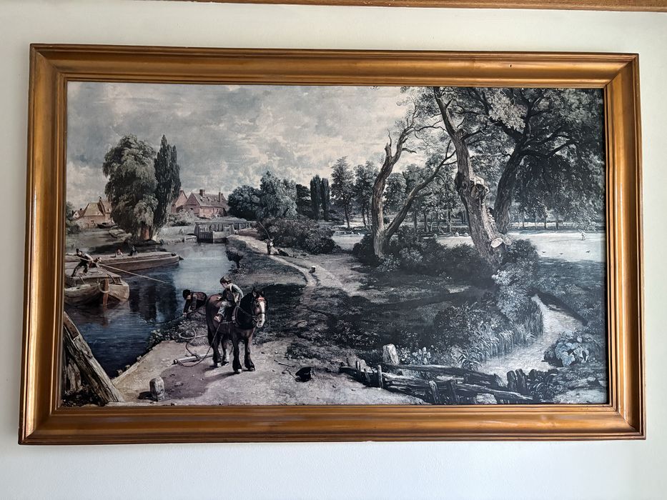 Quadro Paisagem Natureza Vintage