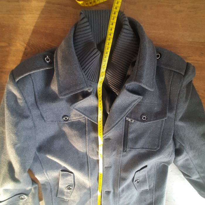 Płaszcz męski szary