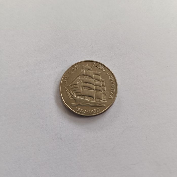 Moneta 50 lat Daru Pomorza 20 złotych PRL