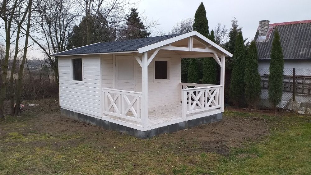 Domek ogrodowy, altana na działkę 18m2 z montażem