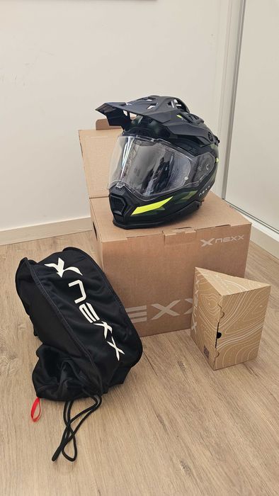 Capacete NEXX X.WED 3 T-Mania EVO Green (Tam. L) – Como Novo + Garantia até 2030