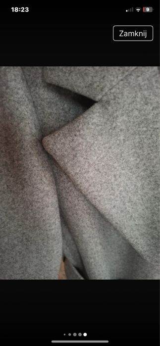 Płaszcz szary Sinsay