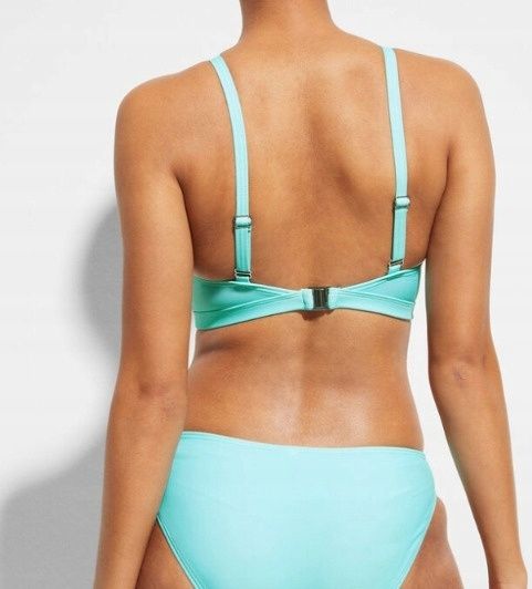 B.P.C biustonosz bikini bustier miętowy 46.