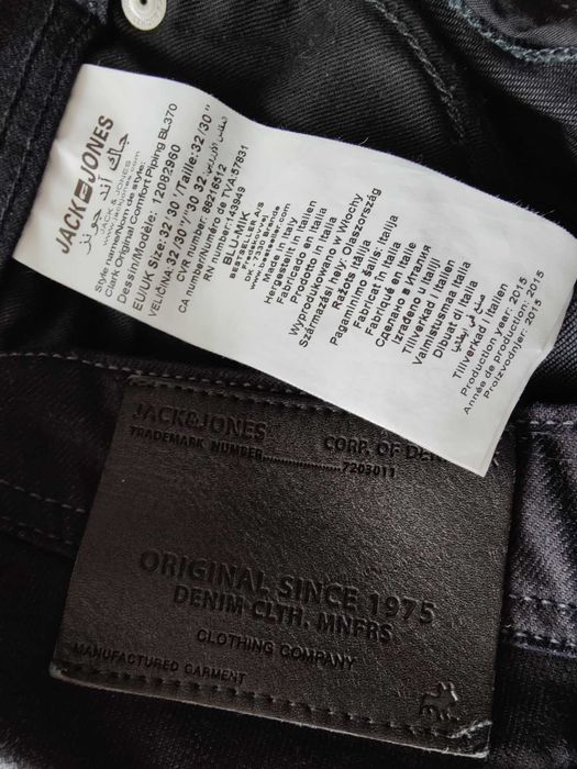 Джинсы Jack&jones jeans Дания w32 stretch dark navy.