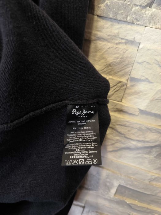 Sweter Rozpinany Pepe Jeans Red Bull Racing Czarny Hafty