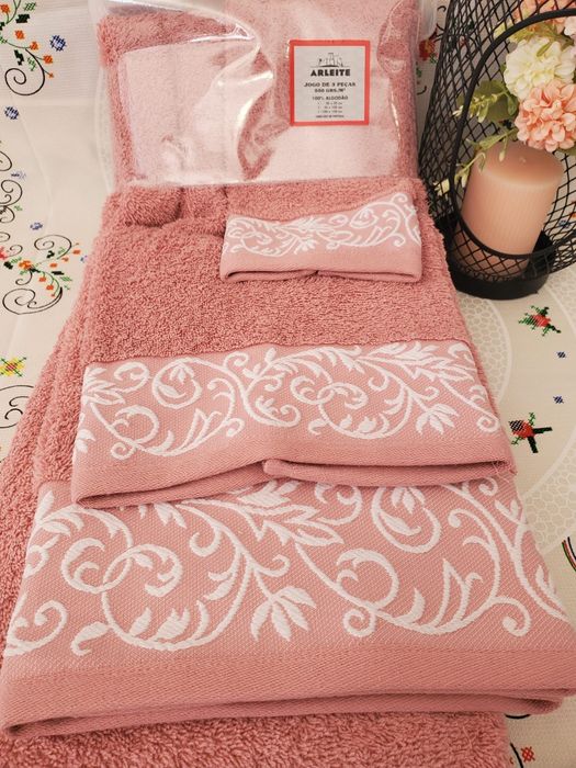 Jogo de Banho 3 Toalhas Algodão