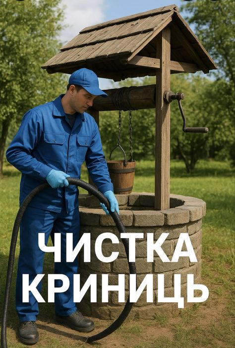 Чистка криниць.     .