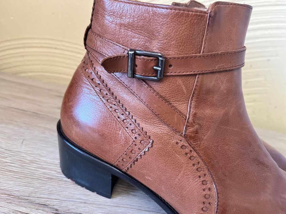 LLOYD Ankle Boots całe ze skóry damskie botki 39/40