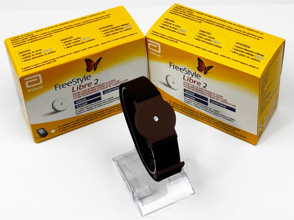 Opaska ochronna na sensor FreeStyle Libre 2 - Czarna