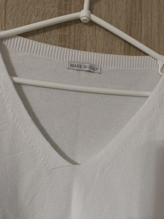 Włoski sweter serca oversize
