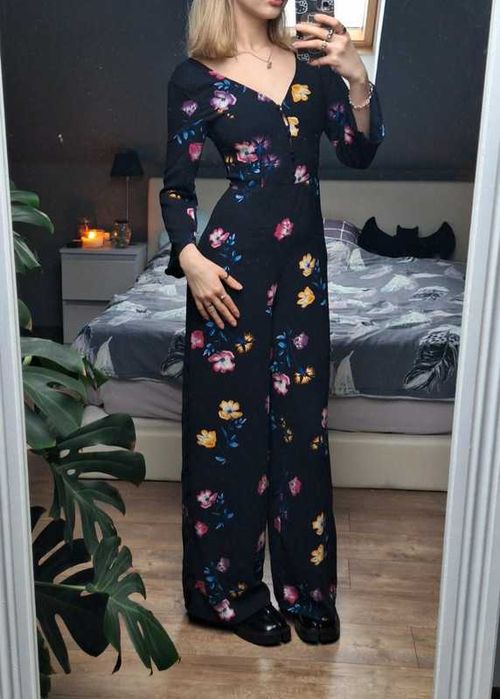 Kombinezon w kwiaty Mango XS