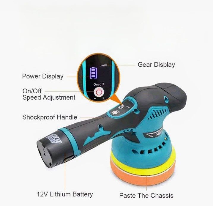 Máquina polidora a bateria