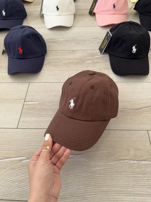 Кепка поло ральф /бейсболка Polo Ralph Lauren шоколадна