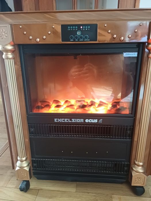 Aquecedor elétrico efeito lareira