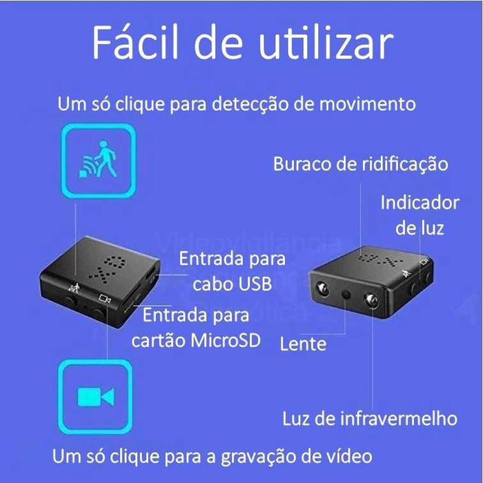 Micro Câmara Espia ‼️ Visão Noturna ‼️ FullHD ‼️  S/ FIOS