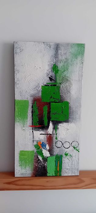 Quadro decorativo pintura sobre tela