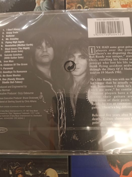 Ozzy Osbourne - Randy Rhoads Tribute ,1987 r.cd /folia/