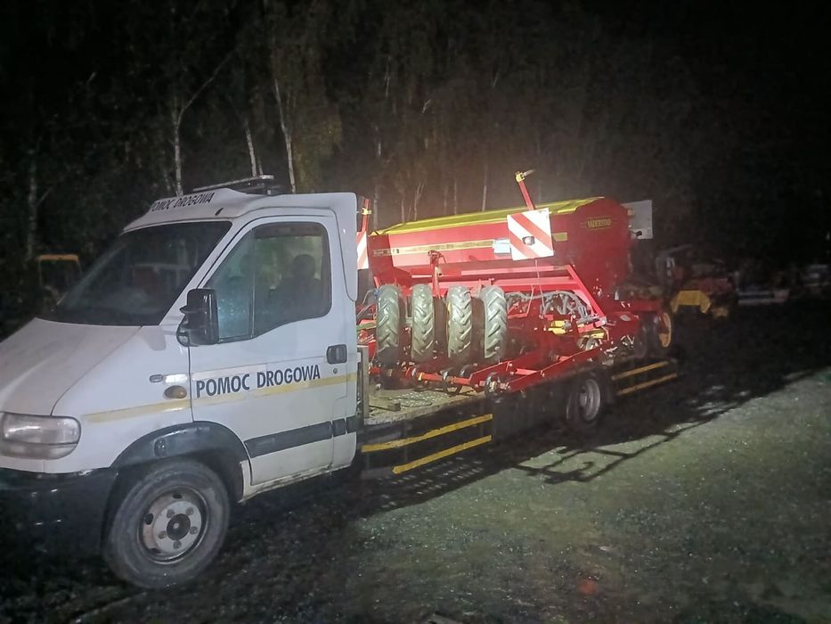 POMOC DROGOWA 24/7 transport samochodów i maszyn do 15T LAWETA