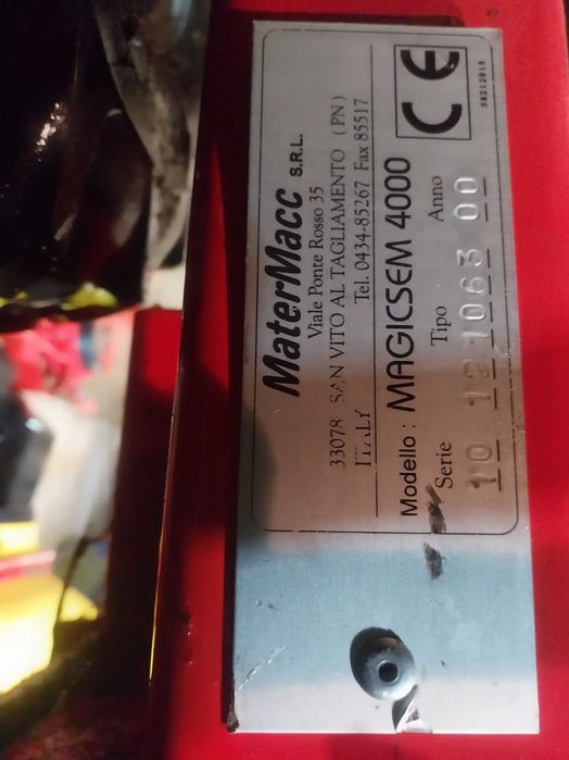 Semeador de milho mater macc